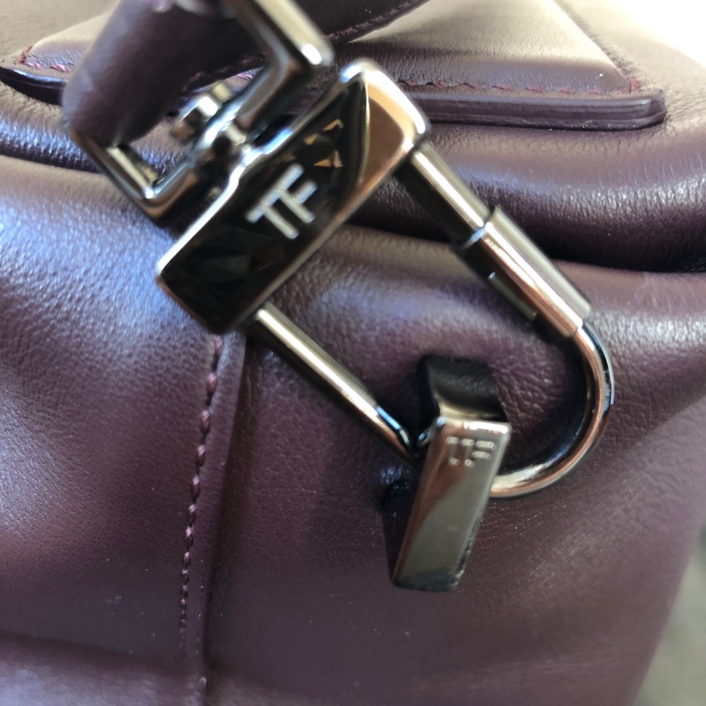 TOM FORD India Medium purple Leather Satchel Bag - Picture 4 of 16